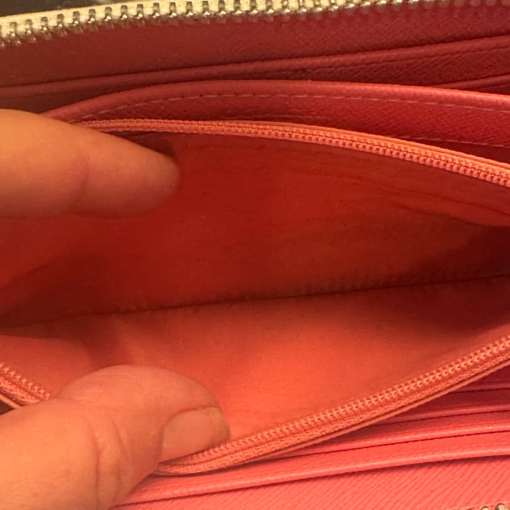Coach Multicolor Signature Pattern Wallet - Picture 8 of 9